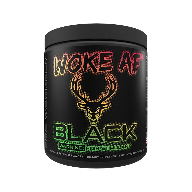 Bucked Up | Woke AF BLACK High Stim Pre-Workout